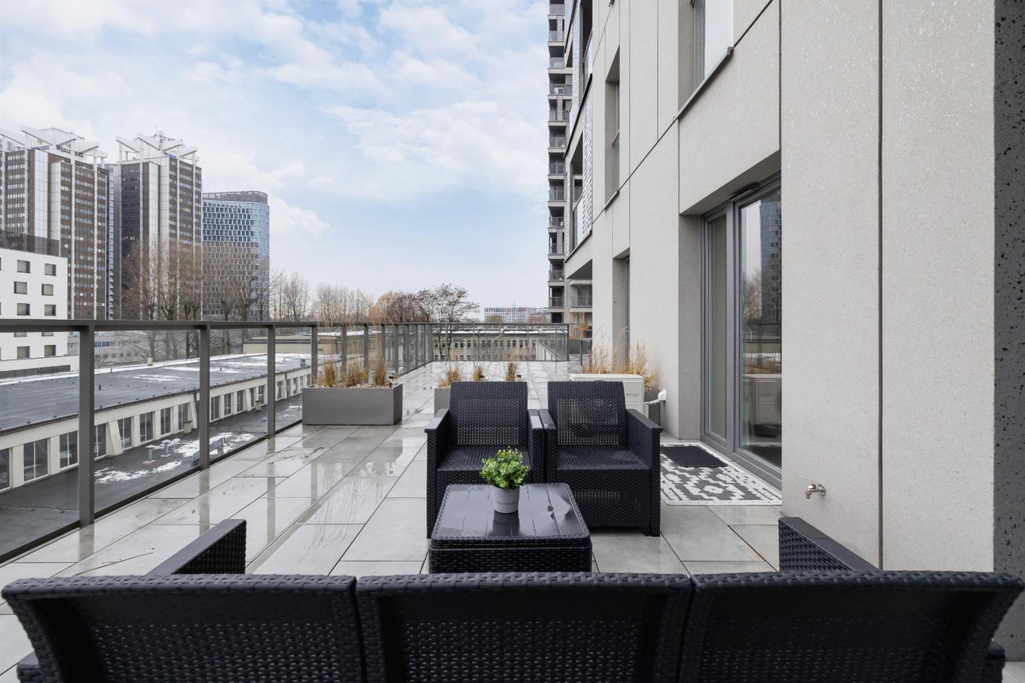 Exclusive Apartment In Katowice With Balcony, Parking, Gym And Sauna By Noclegi Renters Exterior photo